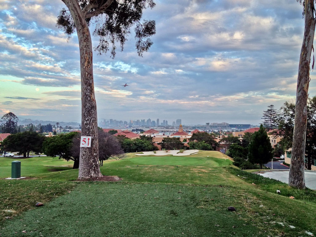 Golf course with stunning view of San Diego